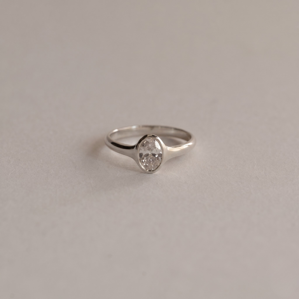Oval Bezel Ring