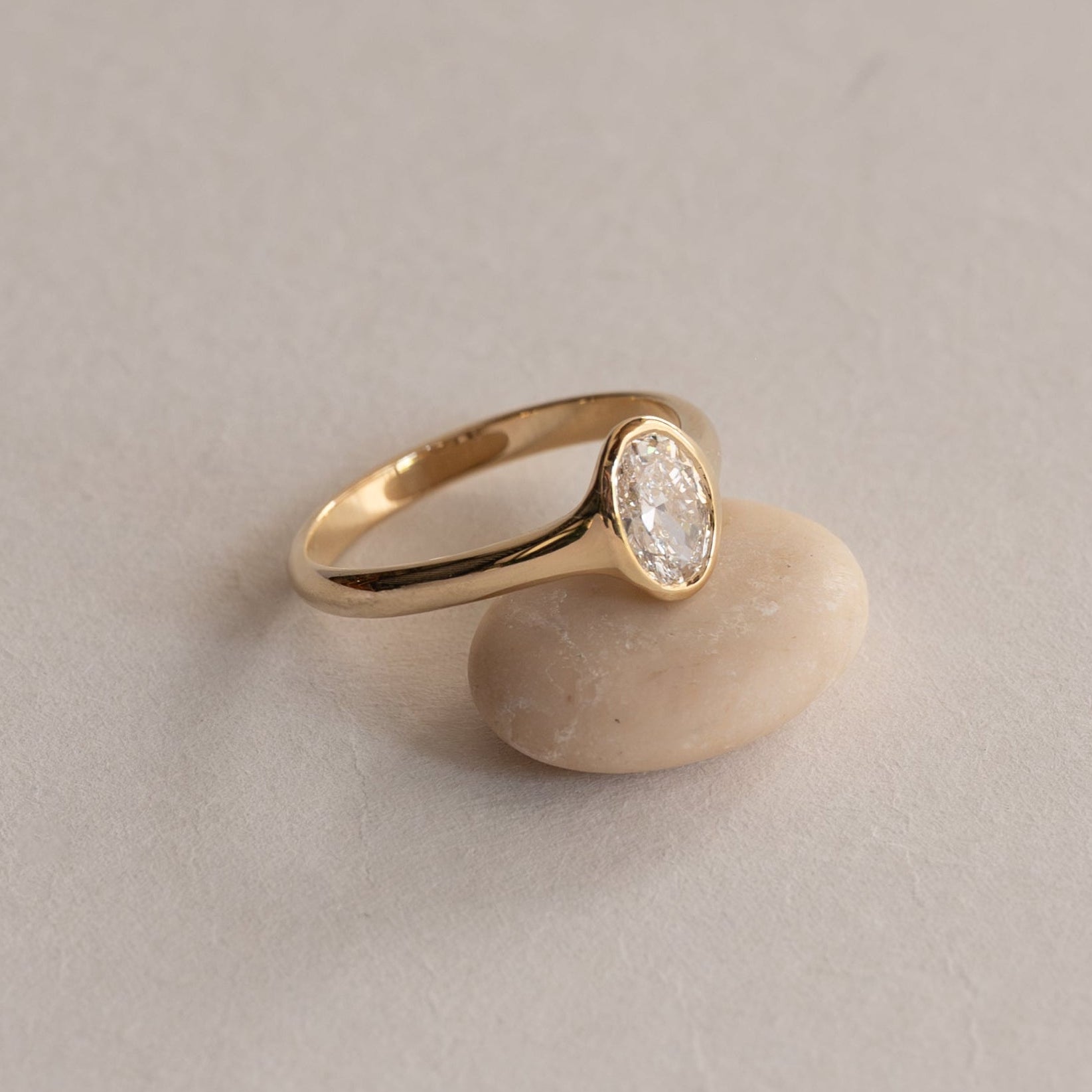 Oval Bezel Ring