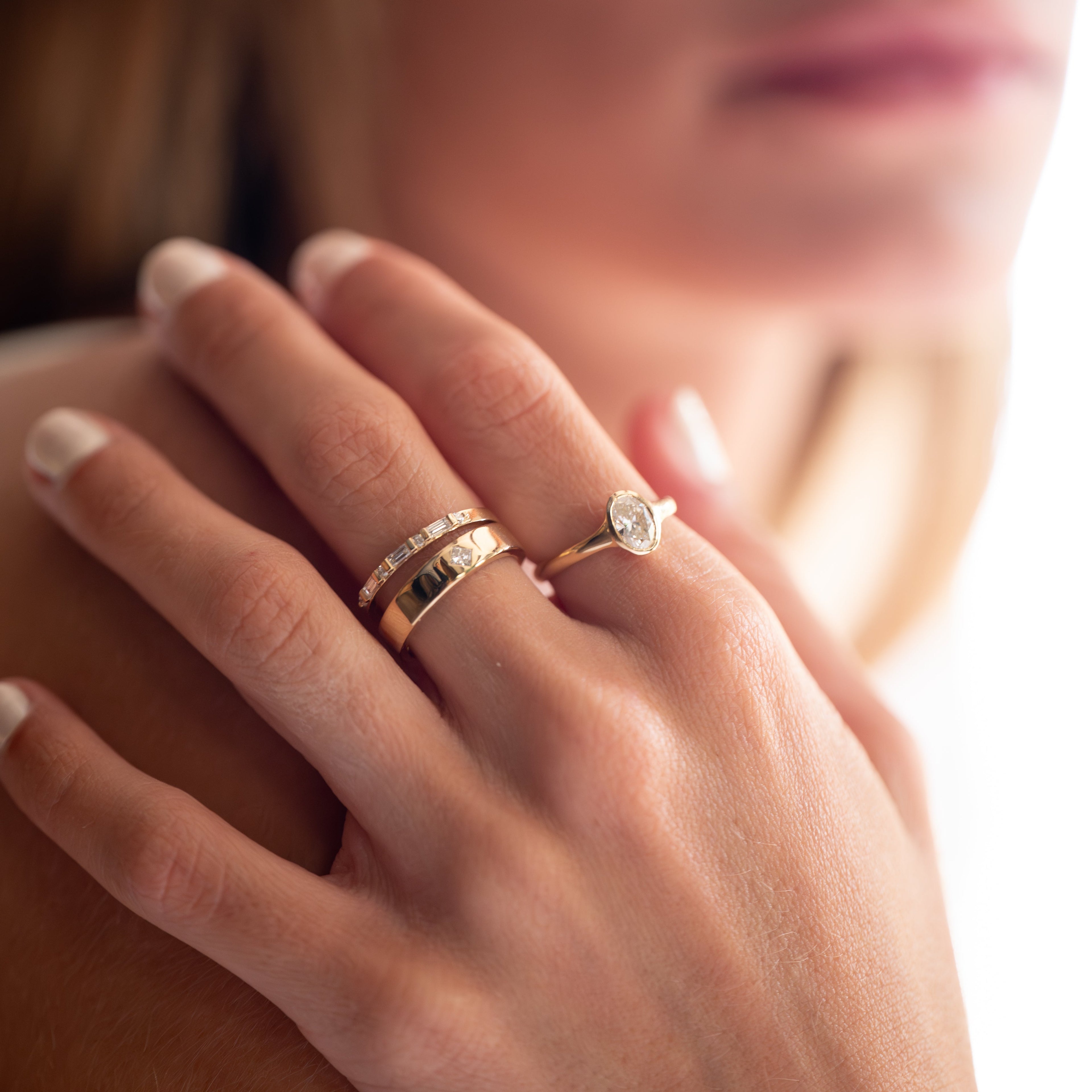 Oval Bezel Ring