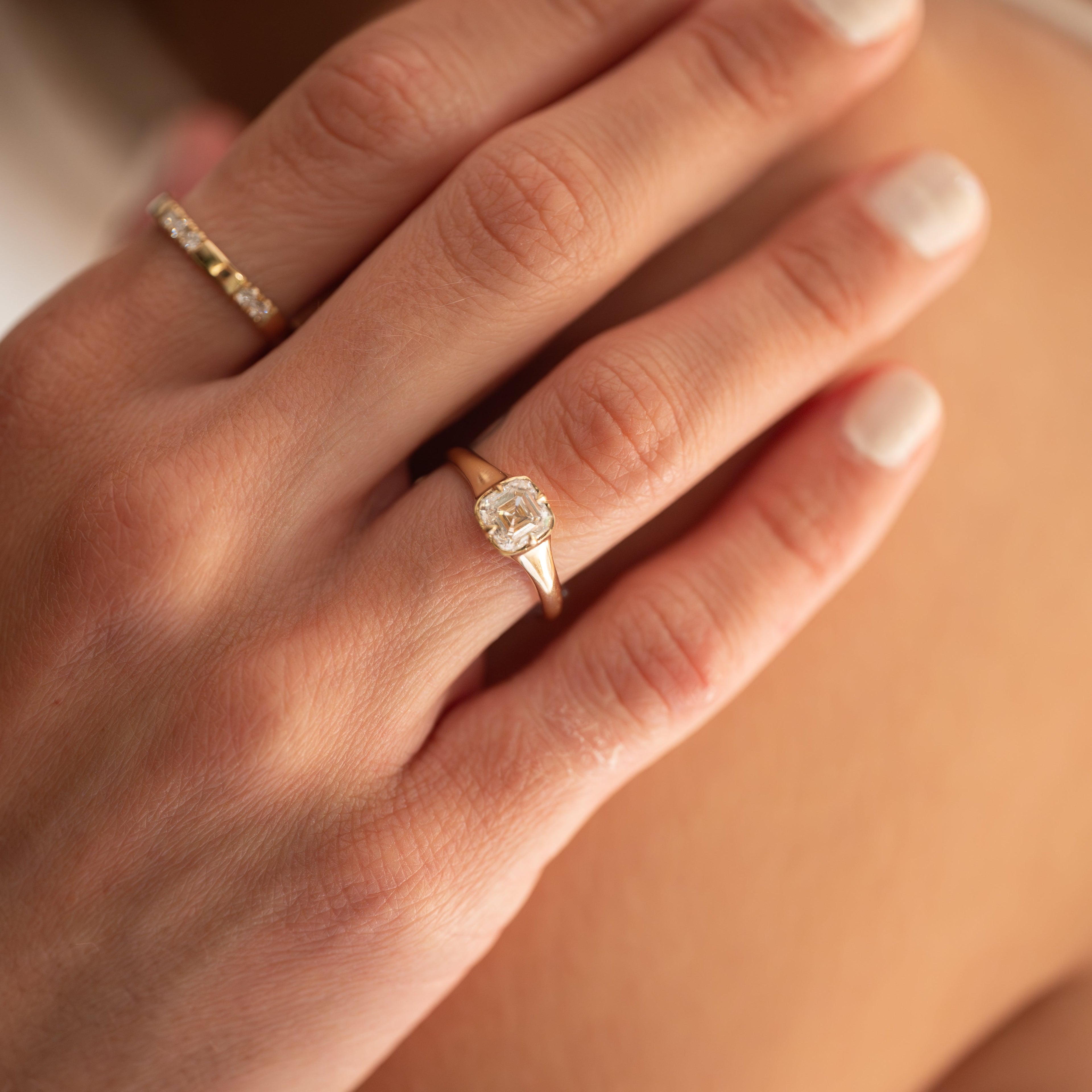 Compass Asscher Ring