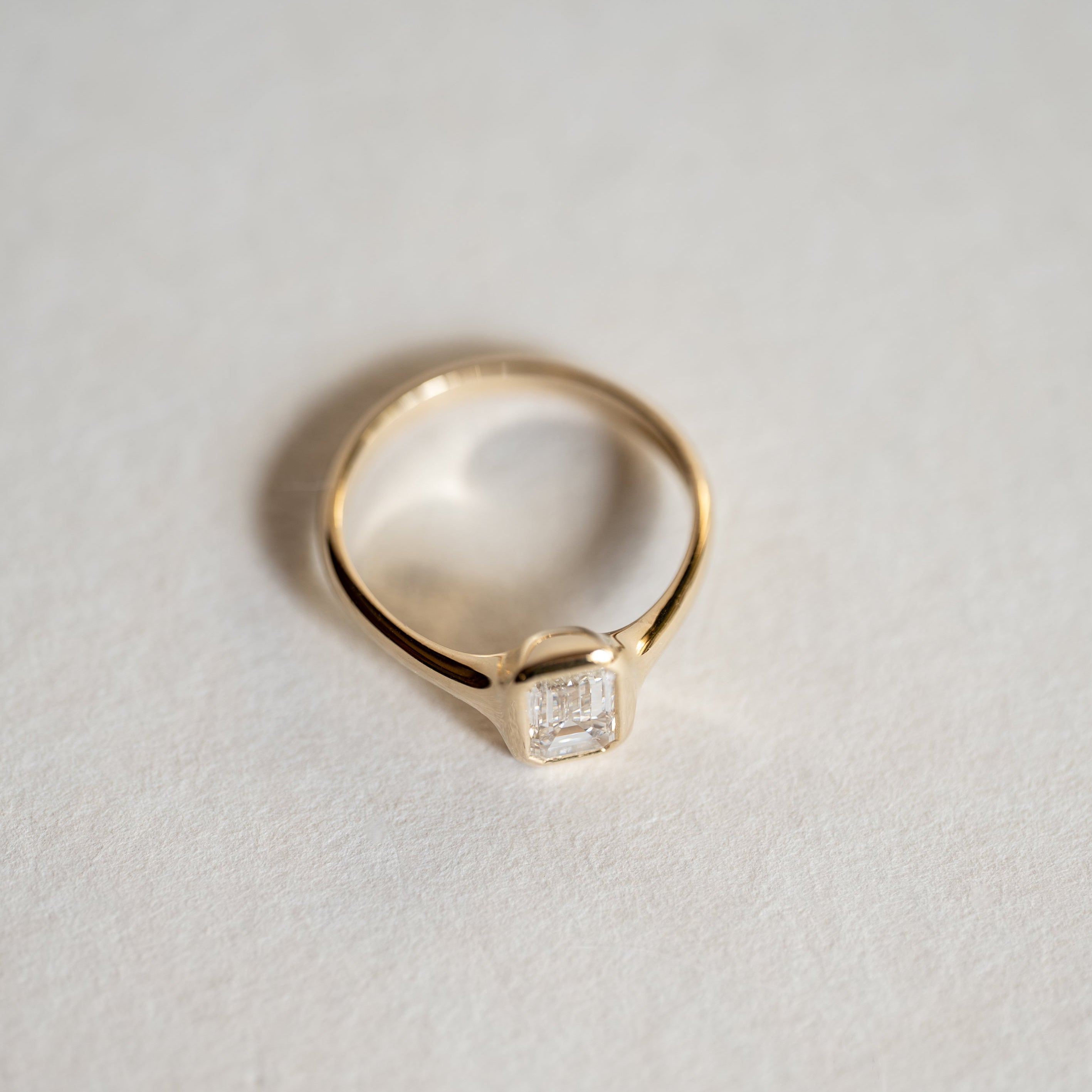 Emerald Bezel Ring