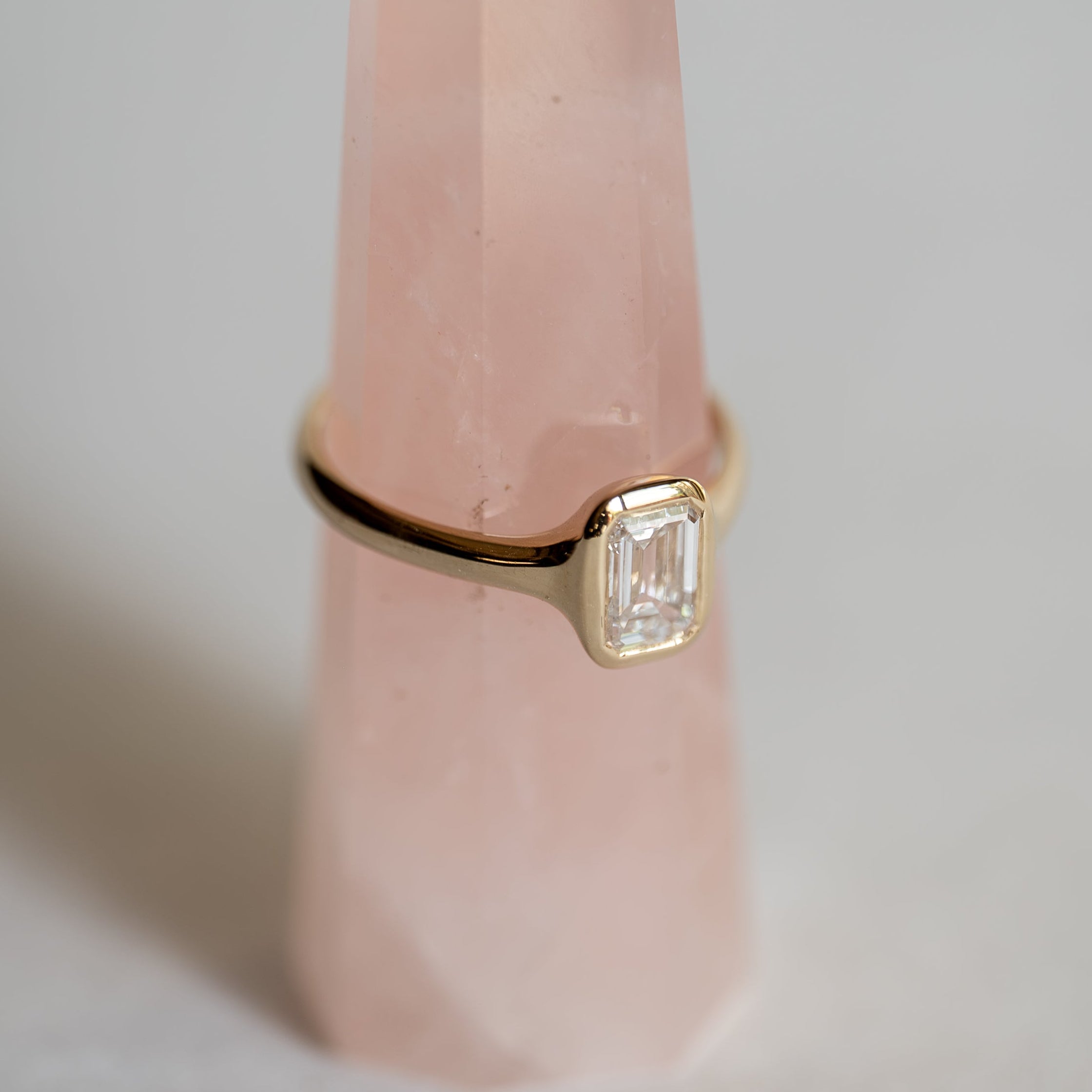 Emerald Bezel Ring