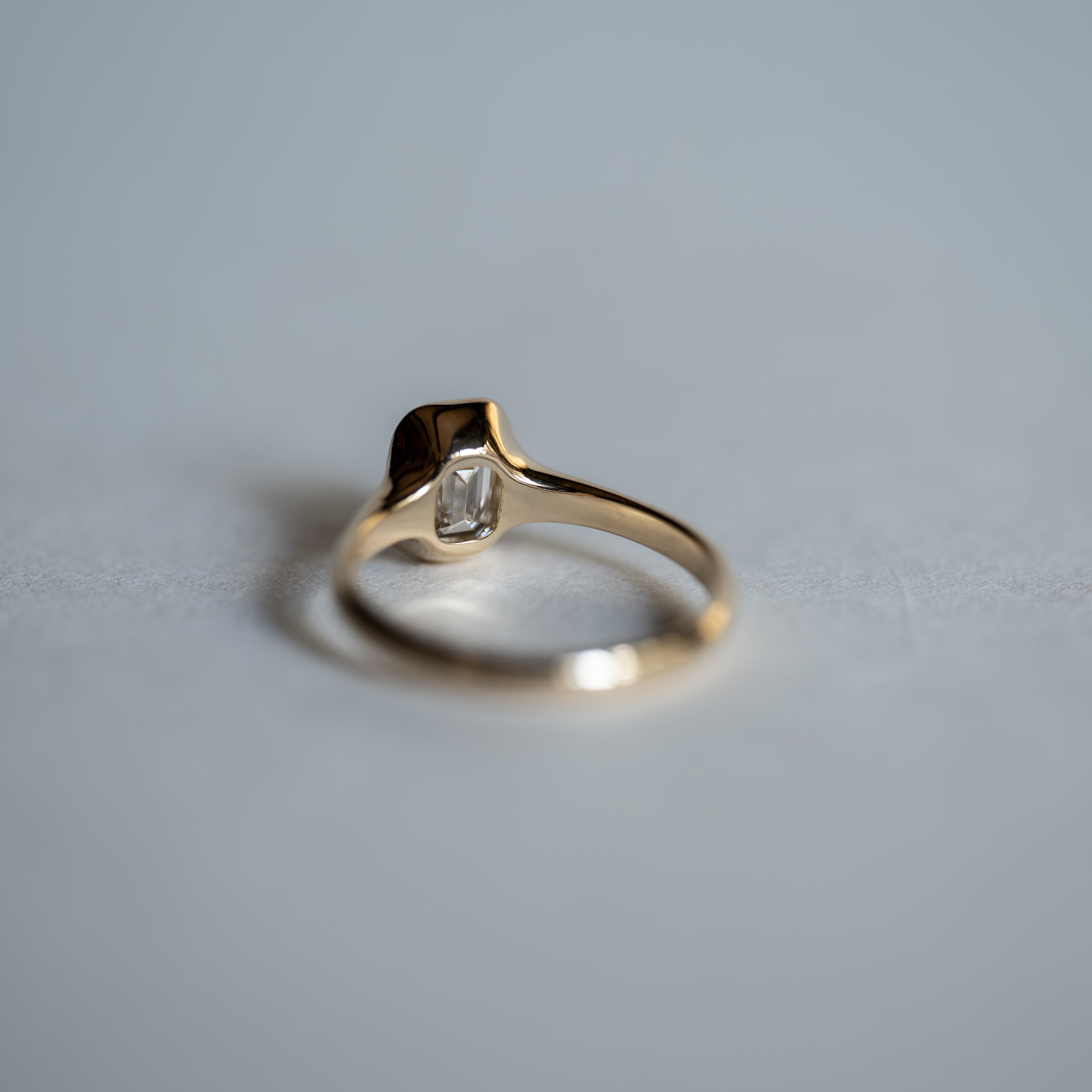 Emerald Bezel Ring