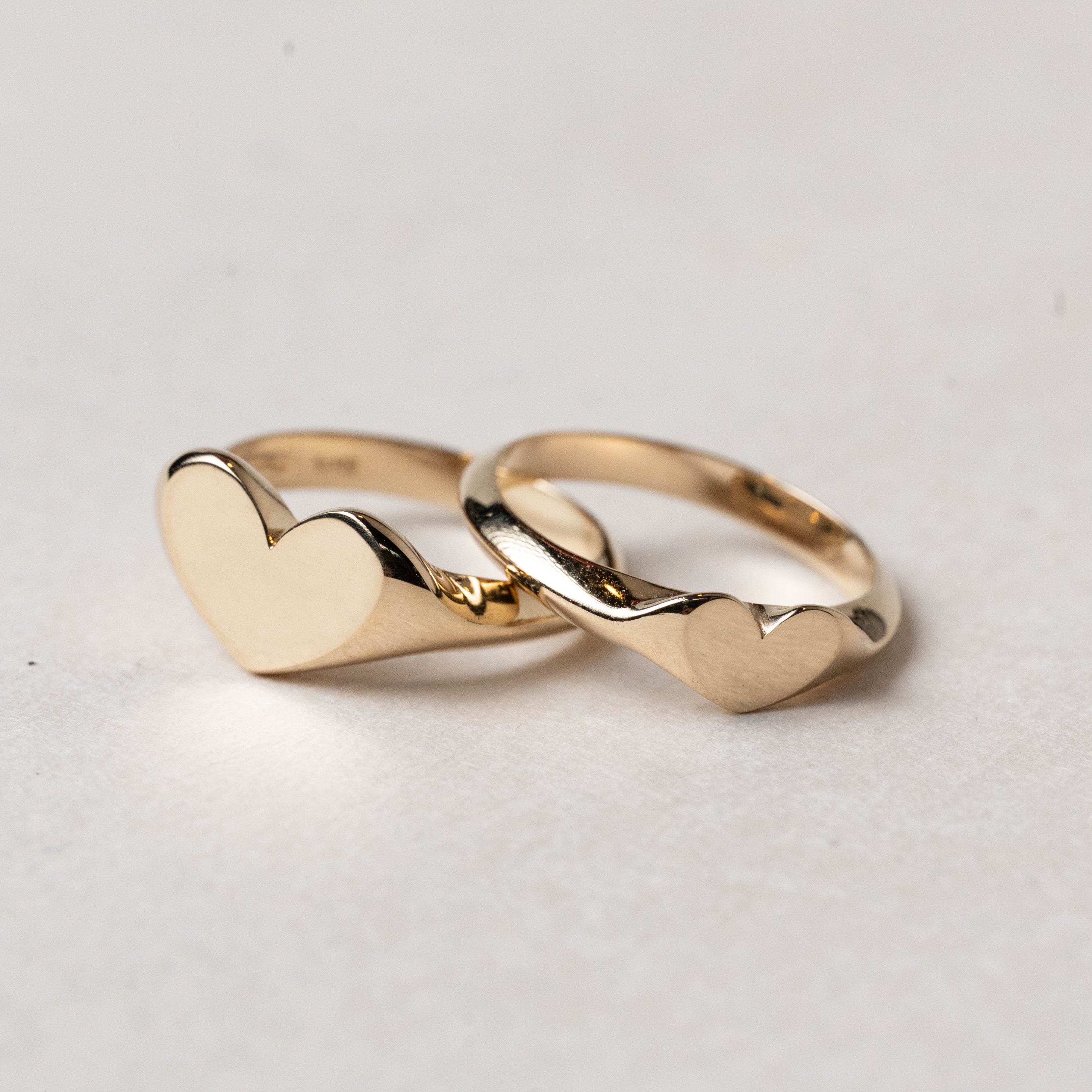 Big Heart Signet Ring