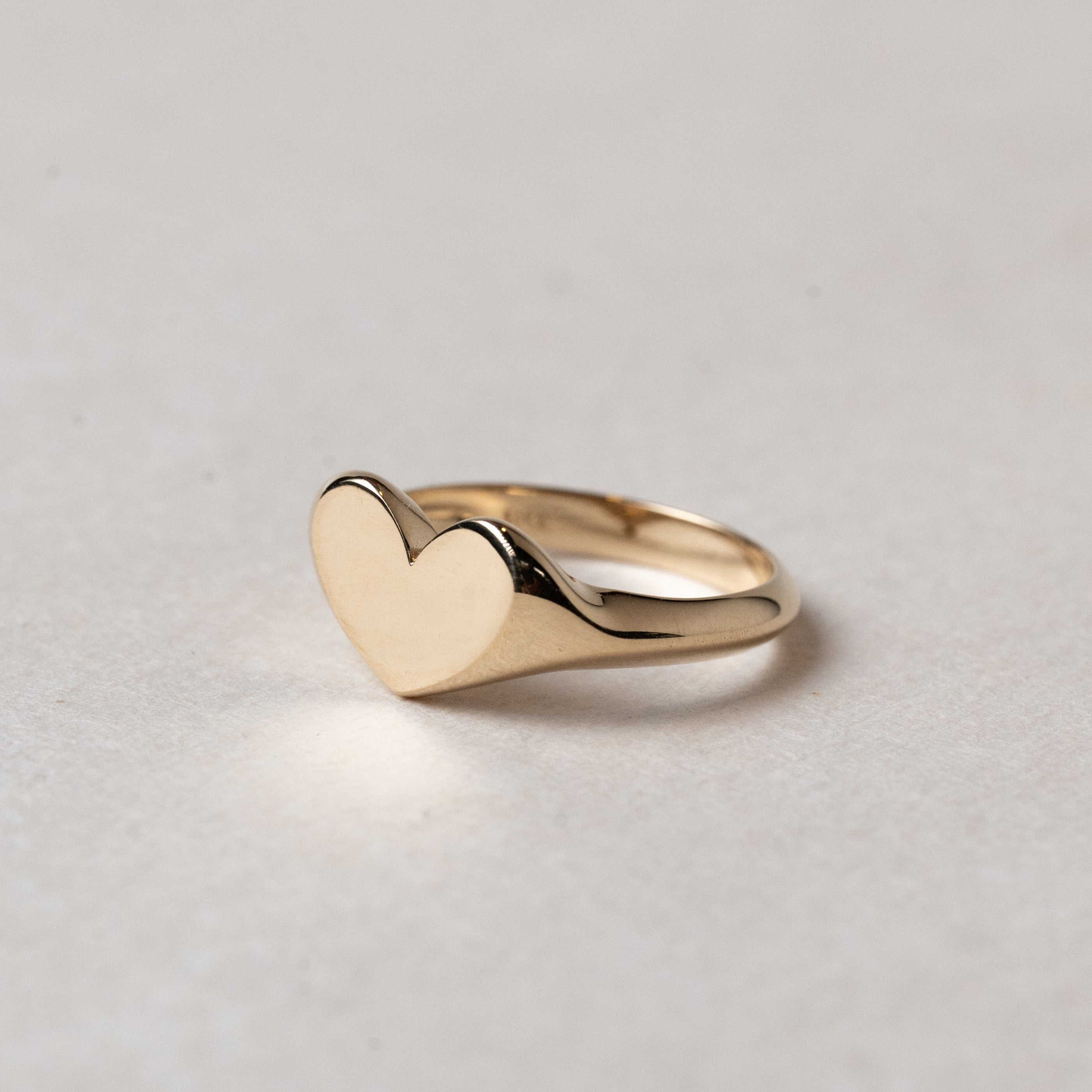 Big Heart Signet Ring