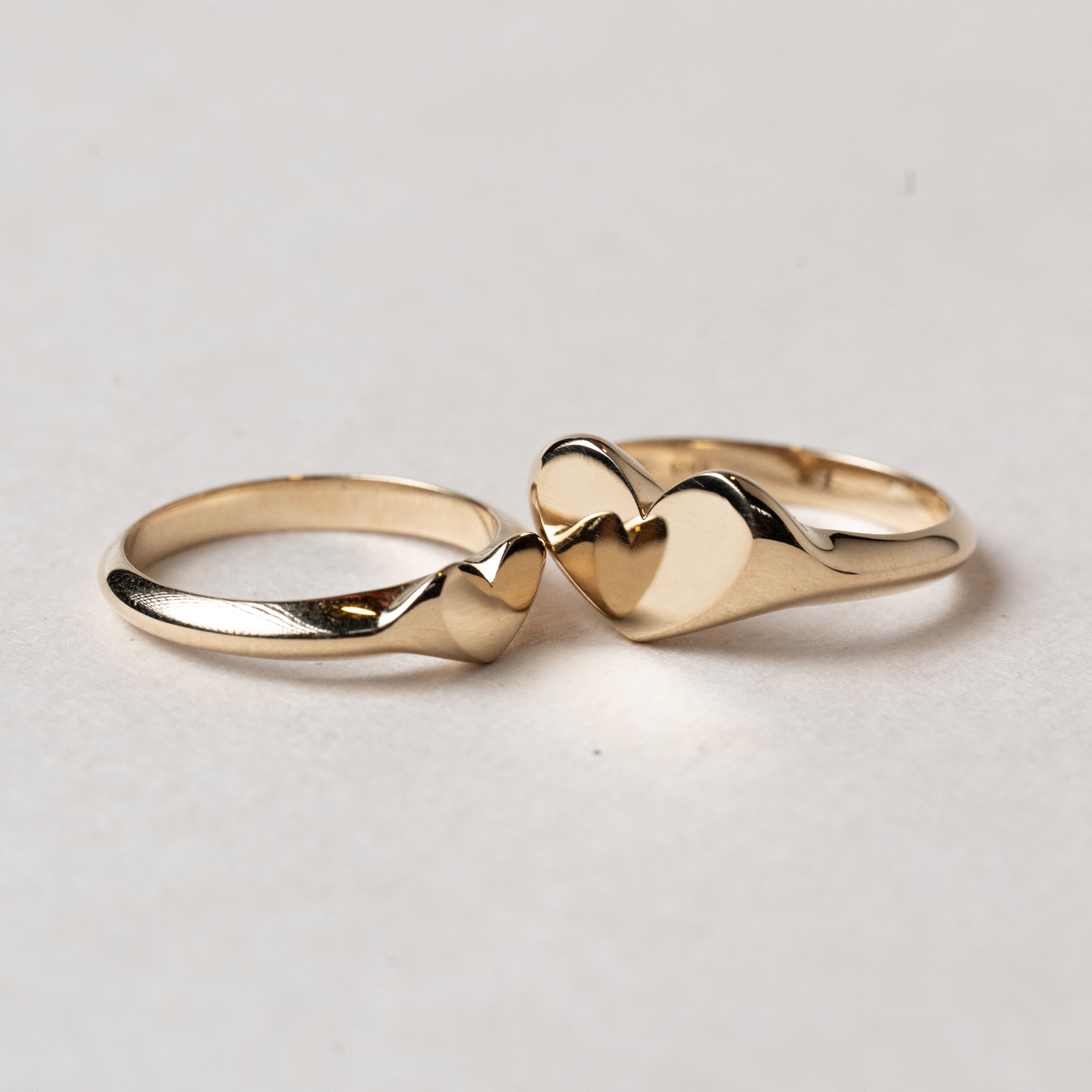 Big Heart Signet Ring