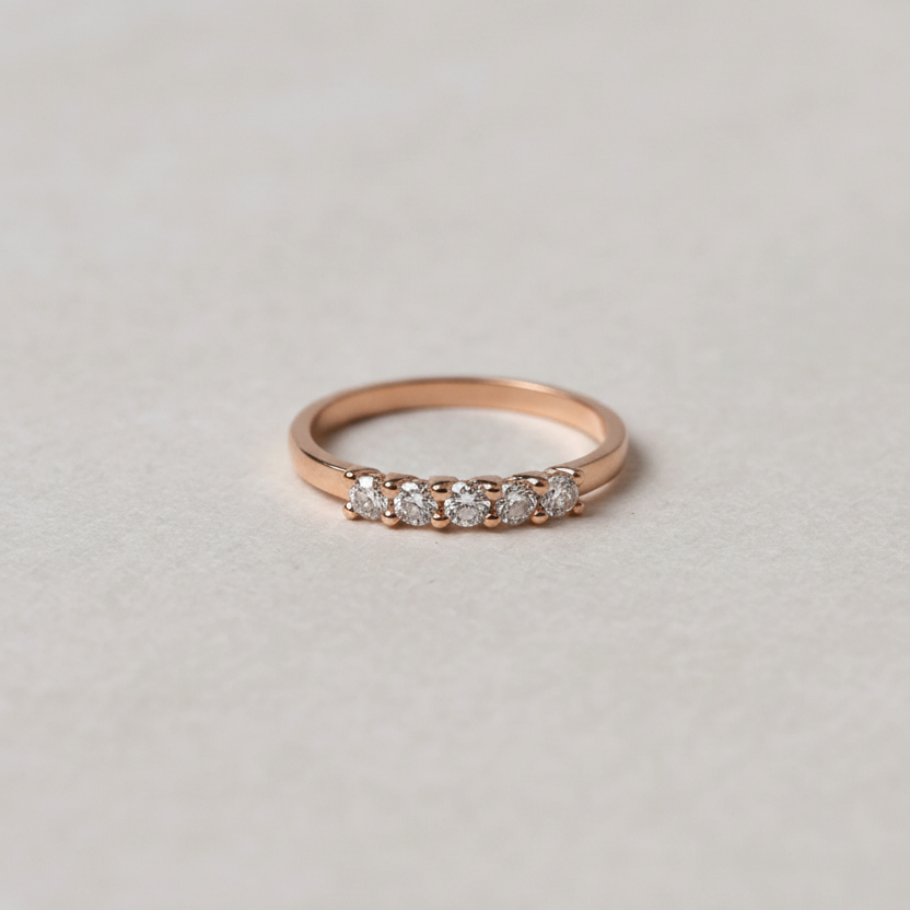 Rainbow Round Ring