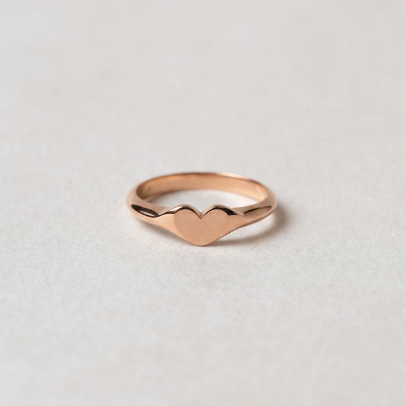 Little Heart Signet Ring