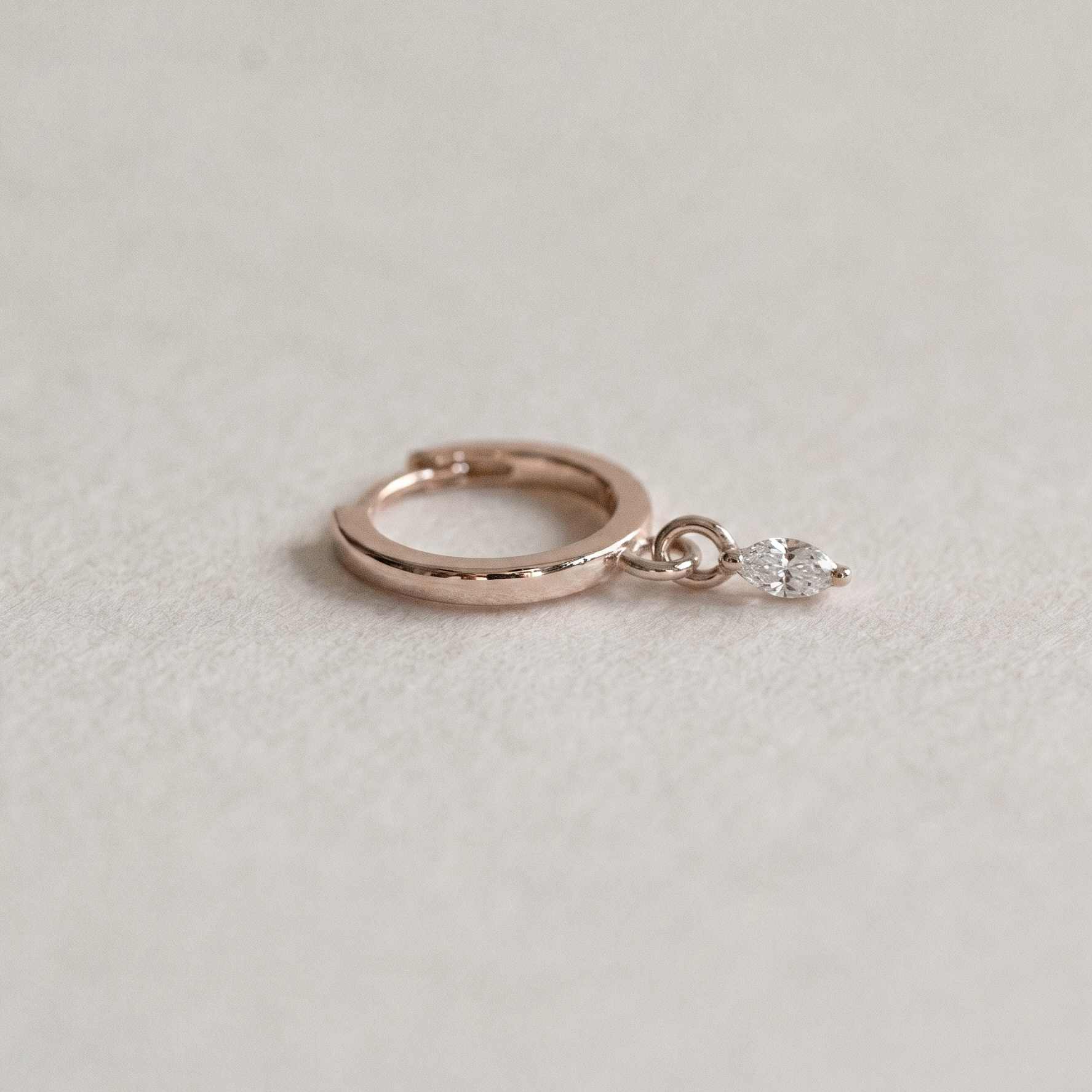 Huggie Marquise Earring