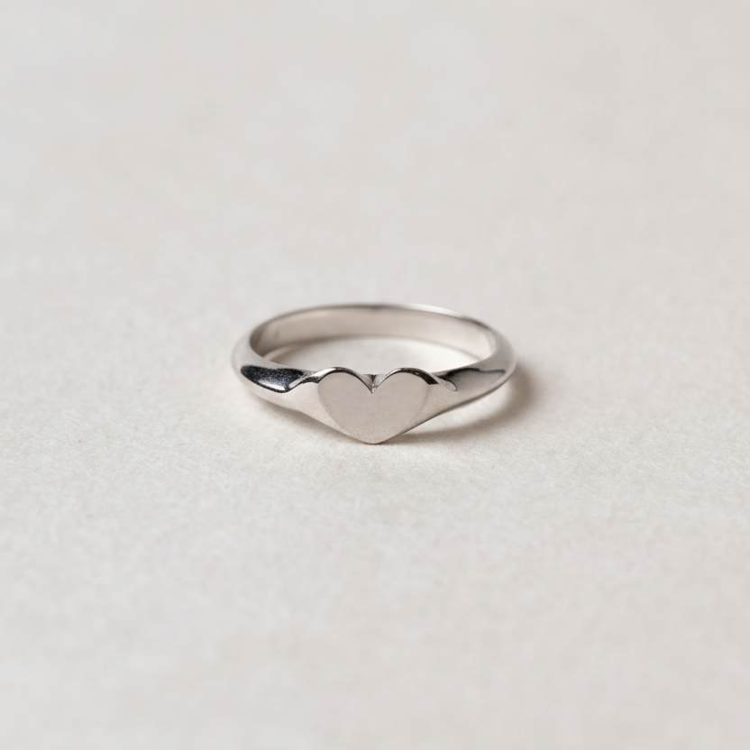 Little Heart Signet Ring