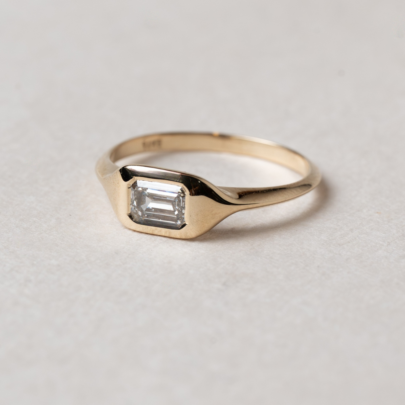 Emerald Signet Ring