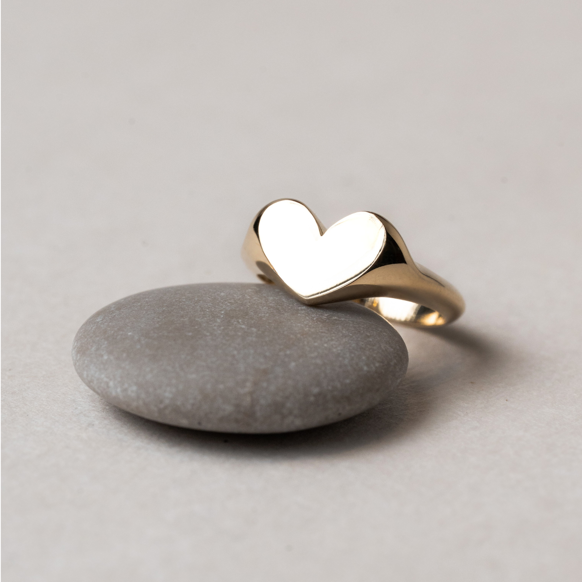 Big Heart Signet Ring